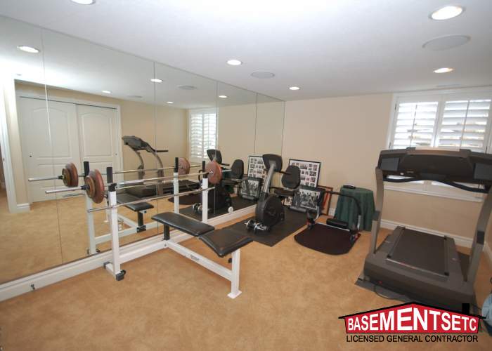 Exercise Rooms Basements Etc