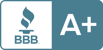 BBB A+ rating logo for Basements Etc