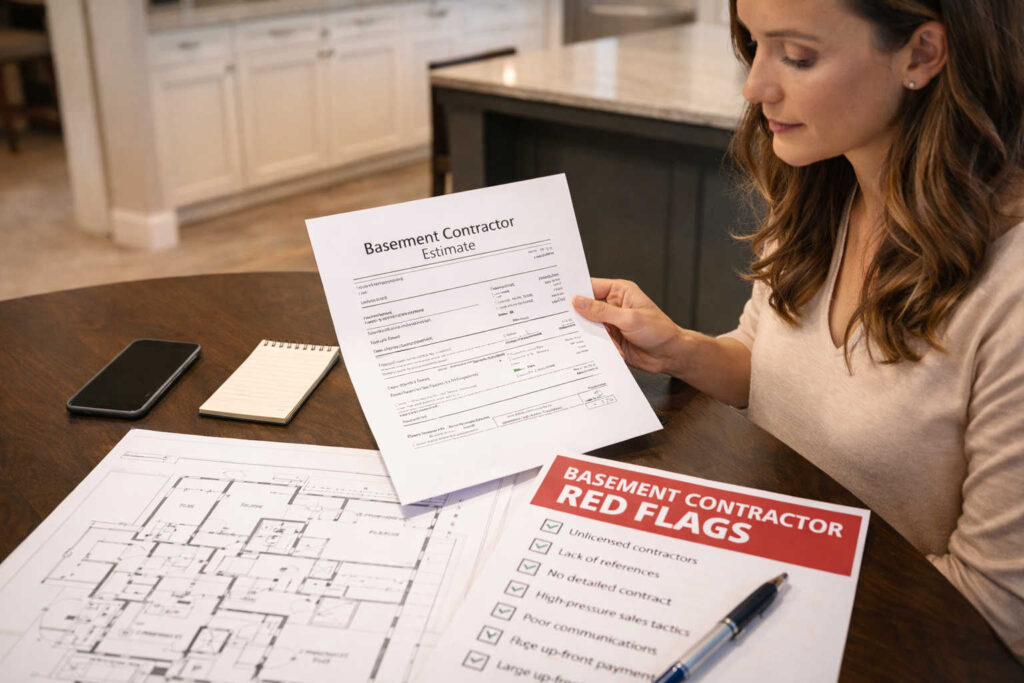 What Are Red Flags When Hiring a Basement Contractor? A South Jordan, Utah Homeowner’s Guide